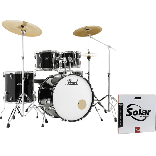 KIT ROADSHOW 2216B/1008T/1209T/1616F + 1455S Herrajes, Sillín & 3 Platos Solar - Jet Black