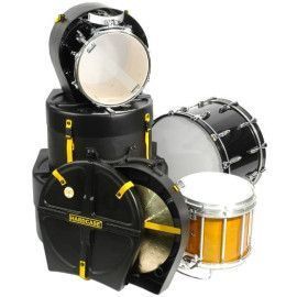 ESTUCHE HARDCASE CAJA BANDA TENOR 16"x 14" (CON RUEDAS)