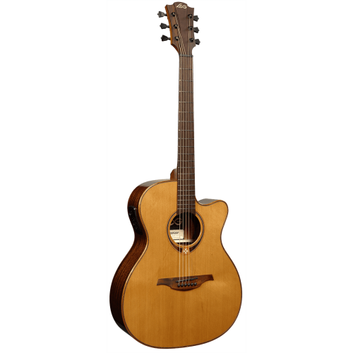 GUITARRA ACÚSTICA LÂG AUDITORIUM CUTAWAY TRAMONTANE 118 A/E - NATURAL