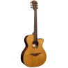 GUITARRA ACÚSTICA LÂG AUDITORIUM CUTAWAY TRAMONTANE 118 A/E - NATURAL