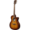 GUITARRA ACÚSTICA LÂG AUDITORIUM SLIM CUTAWAY TRAMONTANE 118 A/E - BROWN SHADOW