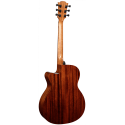GUITARRA ACÚSTICA LÂG AUDITORIUM SLIM CUTAWAY TRAMONTANE 118 A/E - BROWN SHADOW