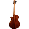 GUITARRA ACÚSTICA LÂG AUDITORIUM SLIM CUTAWAY TRAMONTANE 118 A/E - BROWN SHADOW
