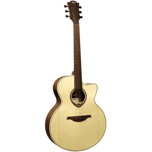 GUITARRA ACÚSTICA LÂG JUMBO CUTAWAY TRAMONTANE 177 A/E - NATURAL