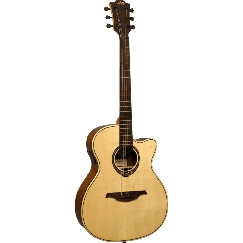 GUITARRA ACÚSTICA LÂG AUDITORIUM CUTAWAY TRAMONTANE 318 A/E -NATURAL