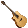 GUITARRA ACÚSTICA LÂG DREADNOUGHT CUTAWAY A/E TRAMONTANE 118 - NATURAL (ZURDOS)