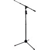 Soporte de micro base trípode regulable con una mano y brazo telescópico