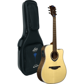 GUITARRA ACÚSTICA DREADNOUGHT TRAMONTANE HYVIBE 20 A/E CUTAWAY