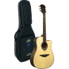 GUITARRA ACÚSTICA DREADNOUGHT TRAMONTANE HYVIBE 20 A/E CUTAWAY