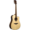 GUITARRA ACÚSTICA DREADNOUGHT TRAMONTANE HYVIBE 20 A/E CUTAWAY