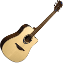 GUITARRA ACÚSTICA DREADNOUGHT TRAMONTANE HYVIBE 20 A/E CUTAWAY