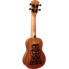 UKELELE LAG TIKI UKU BABY SOPRANO ELECTRO-ACUSTICO Slim Arch Back