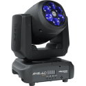 Luz LED WASH 6 x 15W RGBW + láser verde 200mw