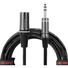 Cable micrófono XLR macho/jack - 3 m