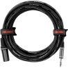 Cable micrófono XLR macho/jack - 3 m