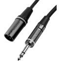 Cable micrófono XLR macho/jack - 3 m