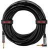 Cable de instrumento jack recto/jack acodado (con silent) - 6 m