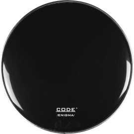 PARCHE BOMBO CODE RESONANTE 24" ENIGMA NEGRO