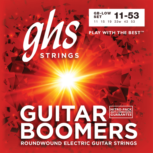 JUEGO ELÉCTRICA BOOMERS® NICKEL LOW TUNE 11-53
