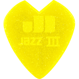 PACK DE 6 UNIDADES JAZZ III KIRK HAMMET - YELLOW GLITTER