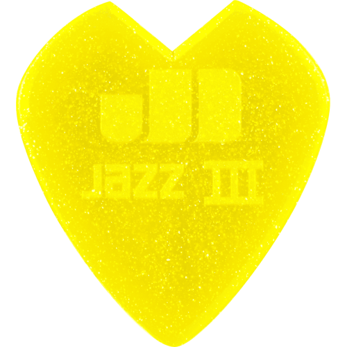 PACK DE 6 UNIDADES JAZZ III KIRK HAMMET - YELLOW GLITTER