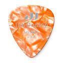 PACK 12 PÚAS GENUINE CELLULOID NARANJA PERLADO - HEAVY