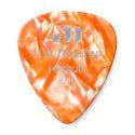 PACK 12 PÚAS GENUINE CELLULOID NARANJA PERLADO - MEDIUM