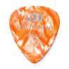 PACK 12 PÚAS GENUINE CELLULOID NARANJA PERLADO - MEDIUM