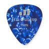 PACK 12 PÚAS GENUINE CELLULOID AZUL PERLADO - THIN