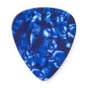 PACK 12 PÚAS GENUINE CELLULOID AZUL PERLADO - THIN