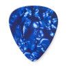 PACK 12 PÚAS GENUINE CELLULOID AZUL PERLADO - THIN
