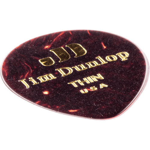 PACK 12 PÚAS GENUINE CELLULOID TEARDROP SHELL - THIN