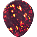 PACK 12 PÚAS GENUINE CELLULOID TEARDROP SHELL - THIN
