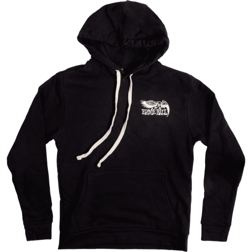 SUDADERA ERNIE BALL EAGLE FLEECE NEGRA - S