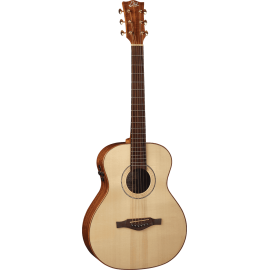 GUITARRA ACÚSTICA TRAVEL MARCOPOLO  A/E - Natural (con funda)