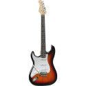 Guitarra eléctrica Eko Starter ST300 tipo Strat - Sunburst (zurdos)