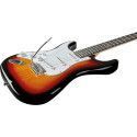 Guitarra eléctrica Eko Starter ST300 tipo Strat - Sunburst (zurdos)