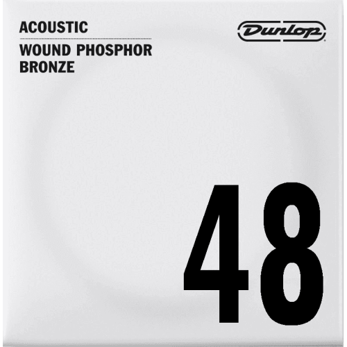 CUERDA ACÚSTICA DUNLOP 92/8 PHOSPHOR BRONZE .048