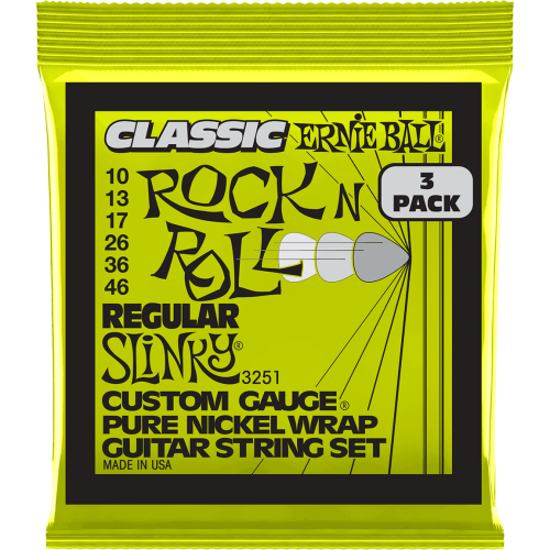 JUEGO ELÉCTRICA SLINKY CLASSIC RnR PURE 10-46 TRIPACK (3)