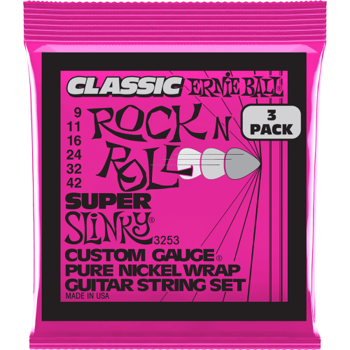 JUEGO ELÉCTRICA SLINKY CLASSIC RnR PURE 9-42 TRIPACK (3)