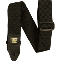 CORREA GUIT/ BAJO JACQUARD - BLACK CHECKERS