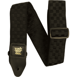 CORREA GUIT/ BAJO JACQUARD - BLACK CHECKERS