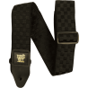 CORREA GUIT/ BAJO JACQUARD - BLACK CHECKERS