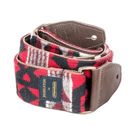 CORREA GUIT/ BAJO PENDLETON WOOL - La Paz Scarlet