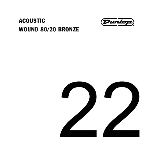 CUERDA ACÚSTICA DUNLOP 80/20 BRONZE .022