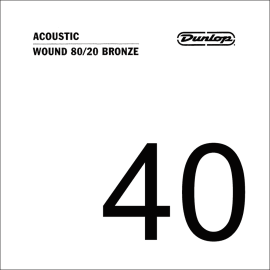 CUERDA ACÚSTICA DUNLOP 80/20 BRONZE .042