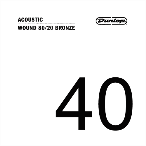 CUERDA ACÚSTICA DUNLOP 80/20 BRONZE .042