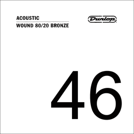 CUERDA ACÚSTICA DUNLOP 80/20 BRONZE .046