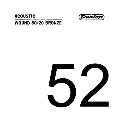 CUERDA ACÚSTICA DUNLOP 80/20 BRONZE .052