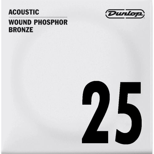 CUERDA ACÚSTICA DUNLOP 92/8 PHOSPHOR BRONZE .025